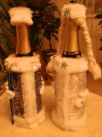 Лот: 6408452. Фото: 3. Украшения бутылок №2 для новогоднего... Сувениры, подарки