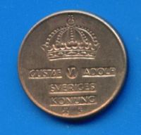Лот: 8996690. Фото: 2. Швеция 1 эре 1947-1957-1967 3шт. Монеты