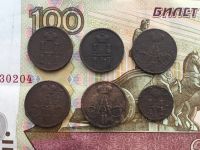 Лот: 13365123. Фото: 2. Лот монет денежка Николая 1 (6... Монеты