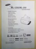Лот: 11294760. Фото: 3. Принтер Samsung ML-1250, A4, ч... Компьютеры, оргтехника, канцтовары
