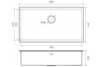 Лот: 24689429. Фото: 2. Мойка врезная Hoff Rinox. Сантехника, водопровод