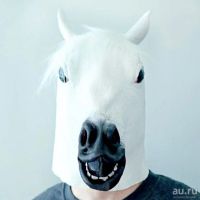 Лот: 9355549. Фото: 5. маска коня лошади сумасшедшая...