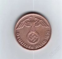 Лот: 442197. Фото: 2. 2 рейхспфеннига 1939 год. Фашистская... Монеты
