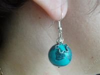 Лот: 507557. Фото: 2. Авторская работа,серьги"Морская... Ювелирные изделия, бижутерия, часы