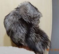 Лот: 12601220. Фото: 7. Шапка-ушанка(чернобурая лиса)