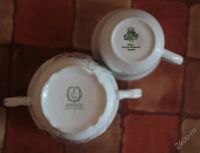 Лот: 2837384. Фото: 2. Сервиз Jlmenau (ГДР) + 2 предмета... Посуда, кухонная утварь