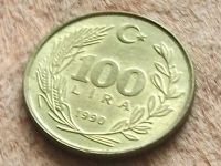 Лот: 11928527. Фото: 2. Монета 100 лир Турция 1990 портрет... Монеты