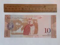 Лот: 25888630. Фото: 2. Венесуэла 10 боливаров пресс. Банкноты