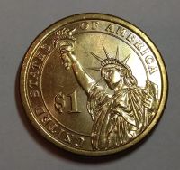 Лот: 11396033. Фото: 2. 1 президентский доллар США Уильям... Монеты