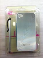 Лот: 1081689. Фото: 2. Чехол для iPhone 4, i9 CASE (Серебристый... Аксессуары