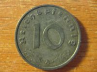 Лот: 10508534. Фото: 2. Германия 3 Рейх. 10 пфеннигов... Монеты