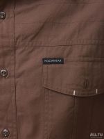Лот: 9951153. Фото: 2. Коричневая рубашка. Мужская одежда