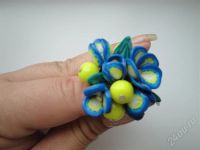 Лот: 450024. Фото: 2. Изделия из полимерной глины кольцо... Ювелирные изделия, бижутерия, часы