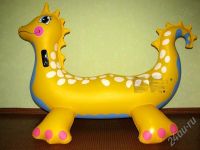 Лот: 358781. Фото: 2. Надувной дракон-наездник для плавания. Игрушки