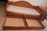 Лот: 9174063. Фото: 2. Кровать "ЛЕВ" односпальная с матрасом... Мебель для спальни