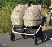 Лот: 13264925. Фото: 2. Детская коляска для двойни или... Детский транспорт
