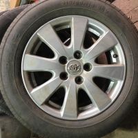 Лот: 5394748. Фото: 3. Литье Toyota с резиной R16 215... Авто, мото, водный транспорт