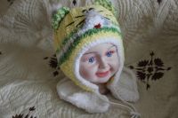 Лот: 4473812. Фото: 4. желтая шапочка унисекс в 2 нитки... Красноярск