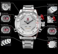 Лот: 5749729. Фото: 3. Часы SHARK SH105 white-red (бело-красные... Ювелирные изделия, бижутерия, часы