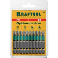 Лот: 25612254. Фото: 2. Биты KRAFTOOL Optimum Line 26122-3-50-10... Автозапчасти
