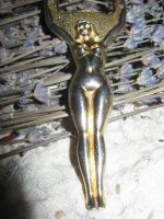 Лот: 16618883. Фото: 3. Винтажная открывалка в стиле ню... Коллекционирование, моделизм