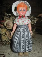 Лот: 10534554. Фото: 3. Винтажная итальянская кукла на... Красноярск