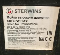 Лот: 10388957. Фото: 4. Минимойка Sterwins 130 row ru-2... Красноярск