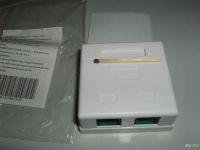 Лот: 9135646. Фото: 5. Розетка внешняя двойная RJ-45...