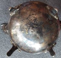 Лот: 17878192. Фото: 5. старинный чайник,латунь,серебрение