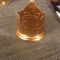 Лот: 10702031. Фото: 2. Подстаканник, СССР, золотой. Антиквариат