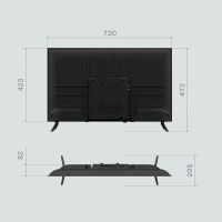 Лот: 25794147. Фото: 2. Новый FullHD Смарт телевизор Tuvio... ТВ и видео