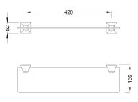 Лот: 3467522. Фото: 2. Полочка 7052044VF. Предметы интерьера