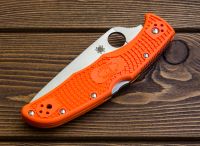 Лот: 1031654. Фото: 7. Нож Spyderco Endura orange FRN