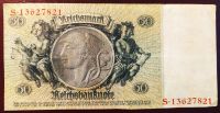 Лот: 19388667. Фото: 2. Германия 50 рейхсмарок 1933 сохран... Банкноты