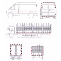Лот: 25880165. Фото: 3. Светоотражающая лента, самоклеящаяся... Авто, мото, водный транспорт