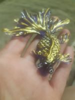 Лот: 25897750. Фото: 3. Фиолетовая рыбка. Ручная работа