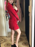 Лот: 10659794. Фото: 3. Платье красное теплое. Одежда, обувь, галантерея