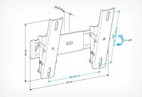 Лот: 13310721. Фото: 2. Кронштейн для ТВ Holder LCD-T2611... Аксессуары