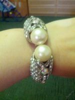 Лот: 5898293. Фото: 2. Красивый браслет с жемчугом и... Ювелирные изделия, бижутерия, часы