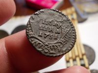 Лот: 16539574. Фото: 2. Отменная Полушка 1731 года. БеЗ... Монеты