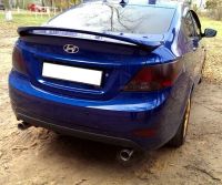 Лот: 14721387. Фото: 4. Диффузор заднего бампера под двойной... Красноярск