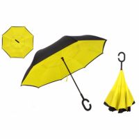 Лот: 11903852. Фото: 2. Зонт наоборот Up-brella желтый... Аксессуары