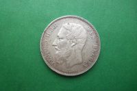 Лот: 17948255. Фото: 3. Бельгия 5 франков 1873 г. Леопольд... Коллекционирование, моделизм
