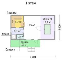 Лот: 11862637. Фото: 2. Каркасная баня 5*9. Срубы и конструкции