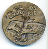Лот: 15234419. Фото: 2. Медаль 1975 СССР А.Ф. Можайский... Значки, медали, жетоны
