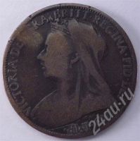 Лот: 239630. Фото: 2. Великобритания. 1 пенни 1898г... Монеты