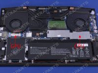 Лот: 21764327. Фото: 3. Вентилятор для HP Omen 17-cb... Компьютеры, оргтехника, канцтовары