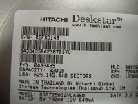 Лот: 14405811. Фото: 2. HDD 320gb Sata 3.5" Hitachi жесткий... Комплектующие