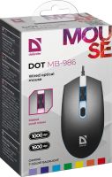 Лот: 20280856. Фото: 2. Мышь проводная Defender Dot MB-986... Периферия