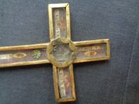 Лот: 10633906. Фото: 9. антикварный крест мощевик 5 реликвий...
